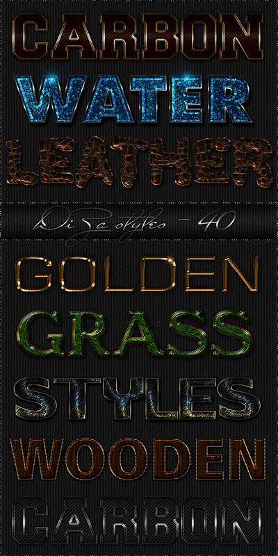 Variety Text photoshop styles by DiZa - 40
