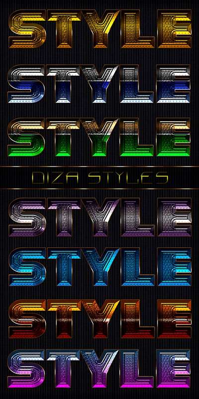Text shiny photoshop styles by DiZa - 27
