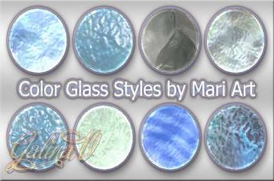 Blue Color Glass Styles for Photoshop Blue Color Glass Styles for Photoshop