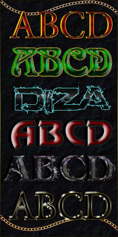 Text photoshop styles by Diza - 12