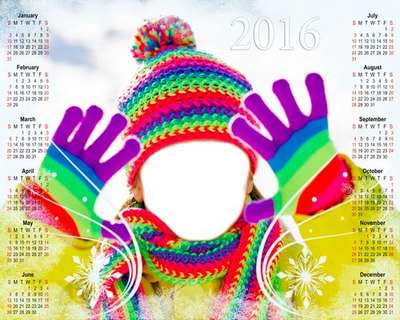 2016 Free Baby Calendar Template Psd Winter Patterns For 2016 Free Baby Calendar Template Psd Winter Patterns