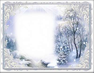 Winter photo frame psd template - Fluffy snow fairy tale winds Winter photo frame psd template - Fluffy snow fairy tale winds