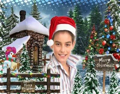 Festive PSD frame for Photoshop - Christmas stories Festive PSD frame for Photoshop - Christmas stories