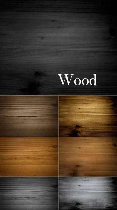 Collection of wood textures of brown and gray shades