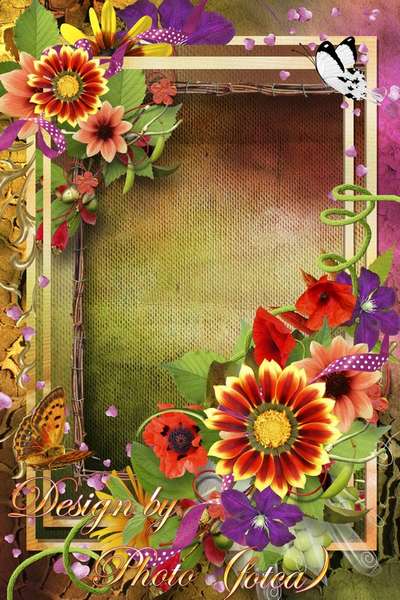 photo Frame - Flower history photo Frame - Flower history