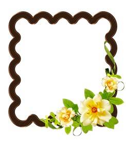 Wooden 4 PNG photo frames-cutouts with flowers for photoshop Wooden 4 PNG photo frames-cutouts with flowers for photoshop