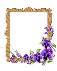 Wooden 4 PNG photo frames-cutouts with flowers for photoshop Wooden 4 PNG photo frames-cutouts with flowers for photoshop