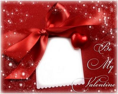 Download photoshop frame for Valentine's day in psd format - Be my valentine