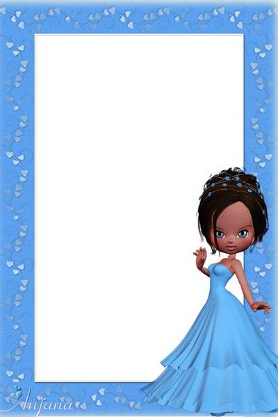 A set of frames for children - Blue A set of frames for children - Blue