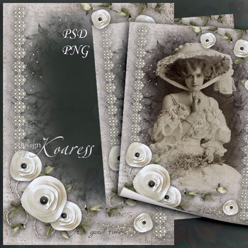 Vintage romantic photoframe for Photoshop - Old photo Vintage romantic photoframe for Photoshop - Old photo