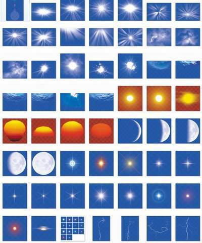 Big collection of natural phenomena (multi-layer PSD) Big collection of natural phenomena (multi-layer PSD)