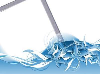 Photoframe - Girl with blue flowers Photoframe - Girl with blue flowers