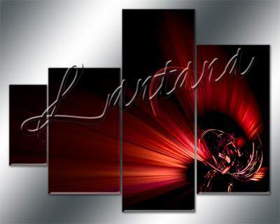 Polyptych in PSD - Red abstraction Polyptych in PSD - Red abstraction