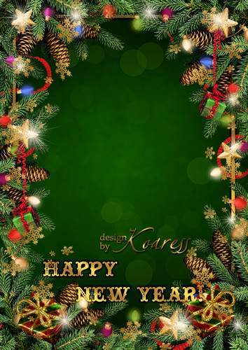Set of greeting layered photo frames for Photoshop - Merry Christmas and a Happy New Year Set of greeting layered photo frames for Photoshop - Merry Christmas and a Happy New Year