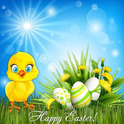 Easter layered PSD source - Easter Joy, 7677x7677 px