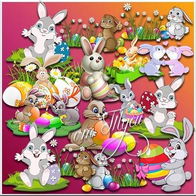 Clipart for Easter - To us Easter light has come!