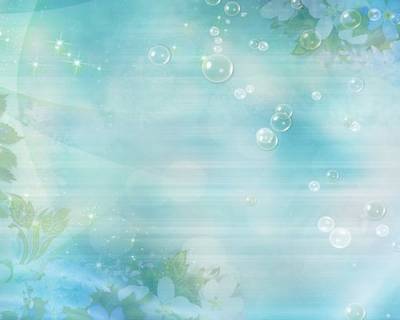 Spring Bubbles Background A set of spring flower background with bubbles
