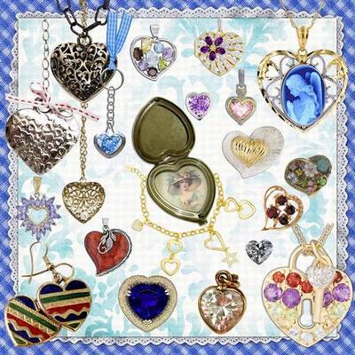 Clipart PNG Images Heart - 29 PNG, 140 images Hearts, jewelry on a transparent background