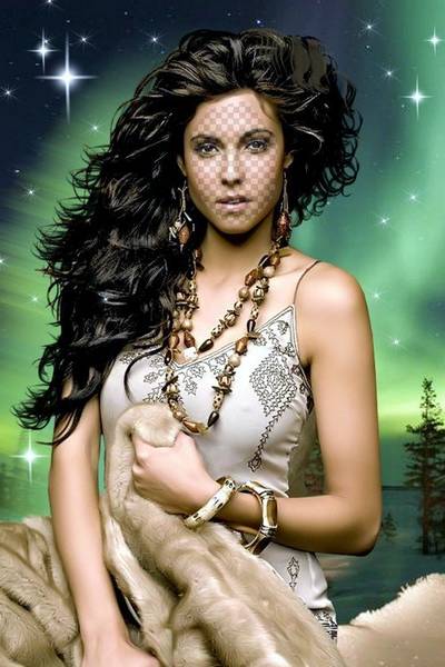 Free Lady Suit dress psd for photo of the montage - The Northern lights free download Free Lady Suit dress psd for photo of the montage - The Northern lights free download