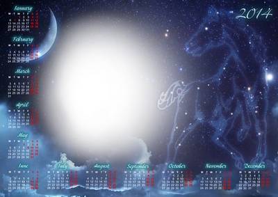 Romantic new year calendar-photoframe for Photoshop - Happy constellation Romantic new year calendar-photoframe for Photoshop - Happy constellation