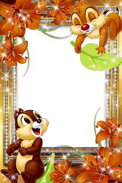 Children summer framework psd chip & dale 2 download