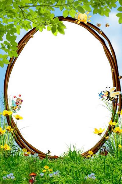 Children's summer photo frame free download Children's summer photo frame free download