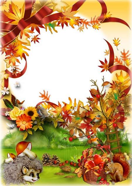 Autumn Photo frame psd Autumn Photo frame psd