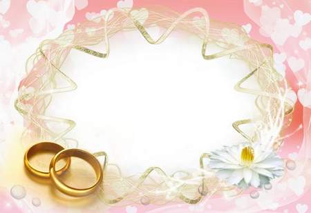 Three delicate wedding frame - Our Wedding Three delicate wedding frame - Our Wedding