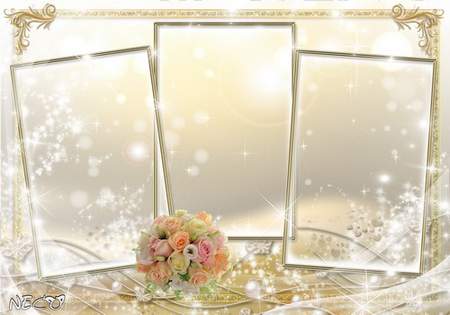 Wedding templates - Gold light - 6 elements Wedding templates - Gold light - 6 elements