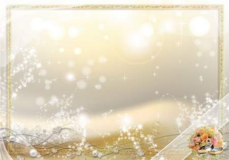 Wedding templates - Gold light - 6 elements Wedding templates - Gold light - 6 elements