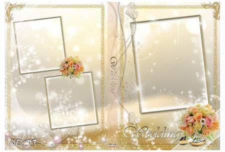Wedding templates - Gold light - 6 elements Wedding templates - Gold light - 6 elements