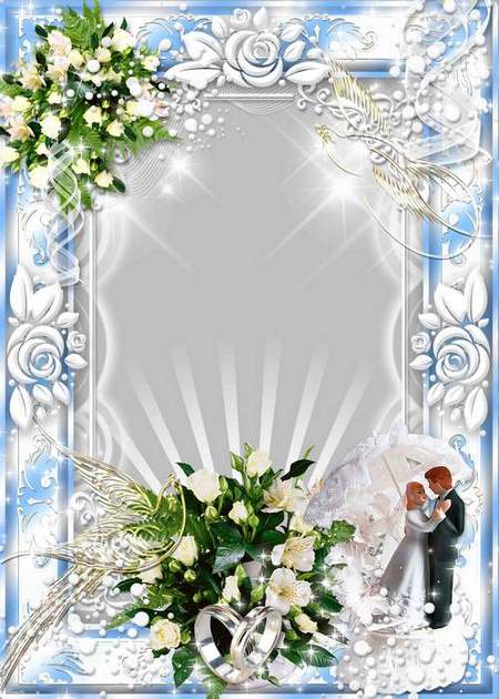 Wedding frame for photo - Touch to enchant - a bouquets of the humid kisses Wedding frame for photo - Touch to enchant - a bouquets of the humid kisses