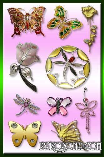 Glamour Butterflies jewelry png, Roses jewelry png,  Angels jewelry png, 74 png images