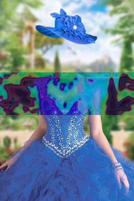 Woman psd costume for Photoshop Elegant Lady Dress free download