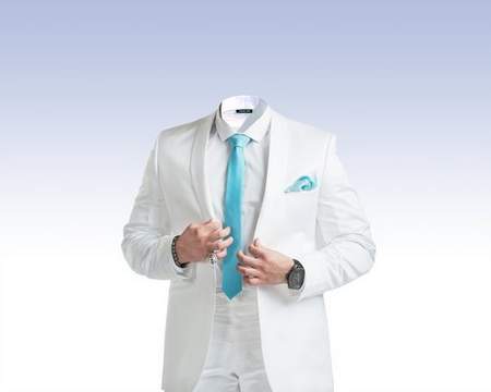 Male white suit psd Male white suit psd
