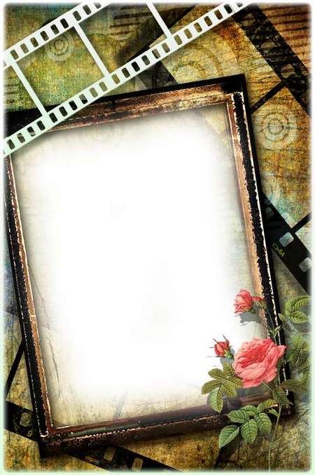 Frame png for photo - Retro cinema Frame png for photo - Retro cinema