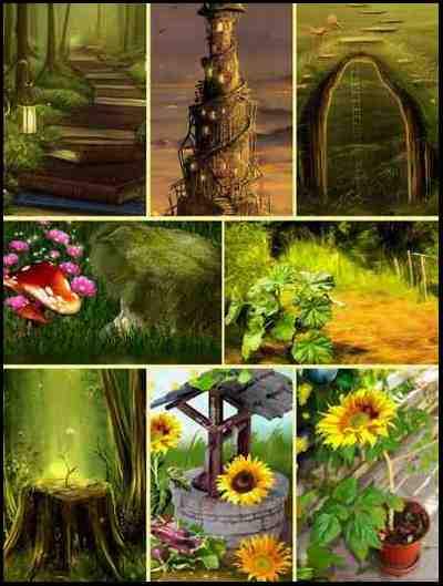 Collage Backgrounds download - 100 Backgrounds for collages ~ 670 x 945 px