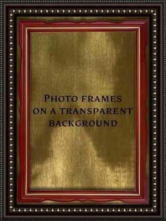 20 Picture frames in PNG format, transparent background, free download