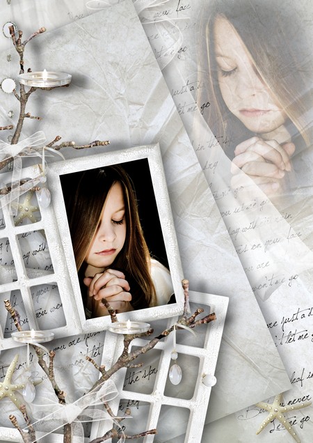 Multi-layer photo frame psd for Photoshop - Desire tree