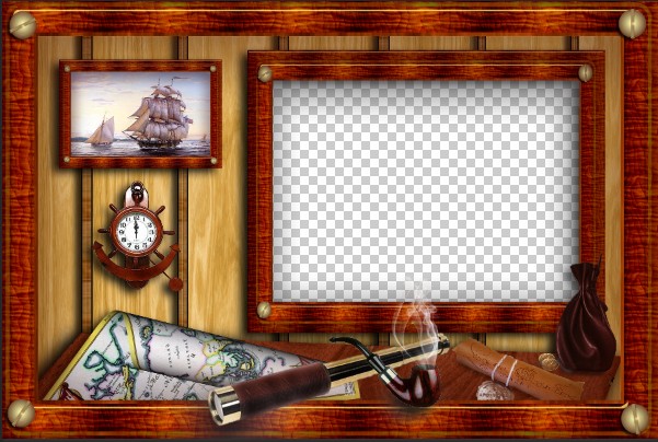 Photo frame - Through one hundred seas