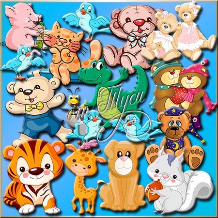 Funny animal clipart