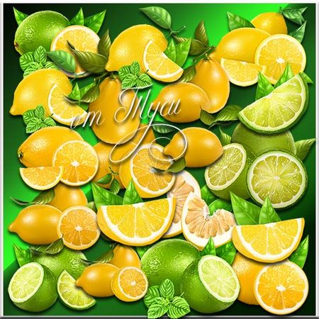 lemon clipart with transparent background