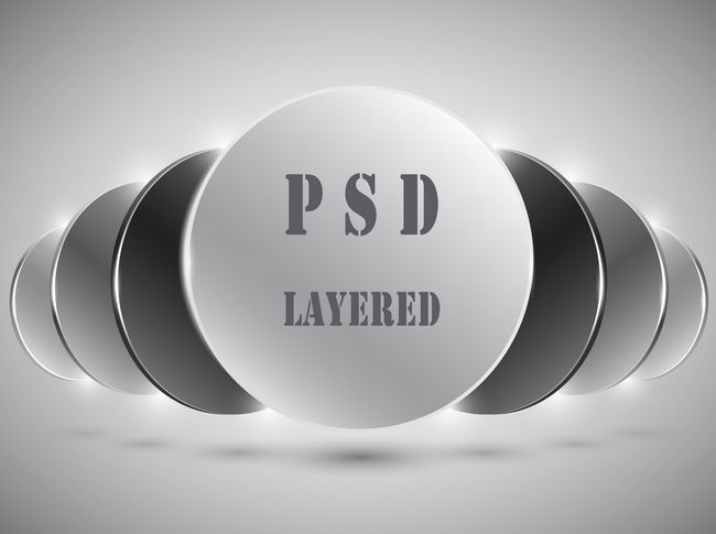 Abstract Metallic Backgrounds 5 PSD files for design. PSD background for Photoshop free layered