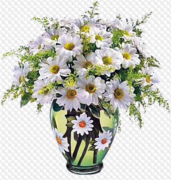 PSD, 7 Transparent PNG, Flowers in vases