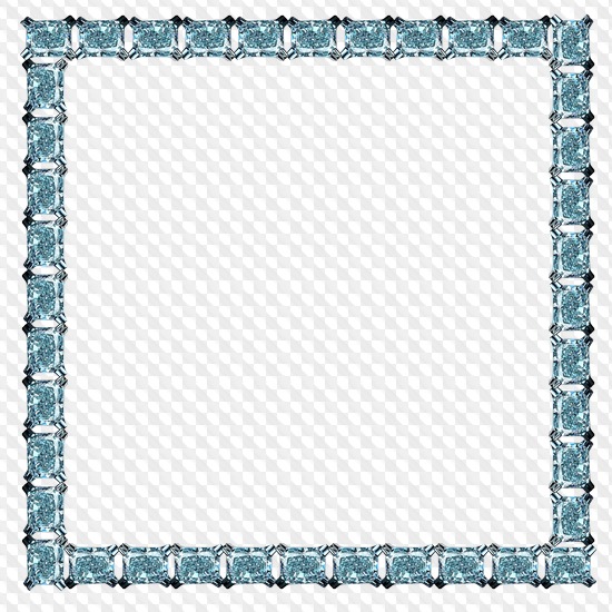 80 PNG, Синие рамки, фоторамки