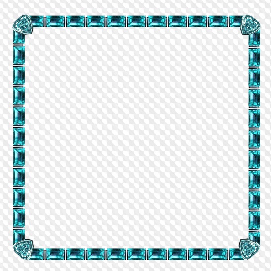 80 PNG, Синие рамки, фоторамки