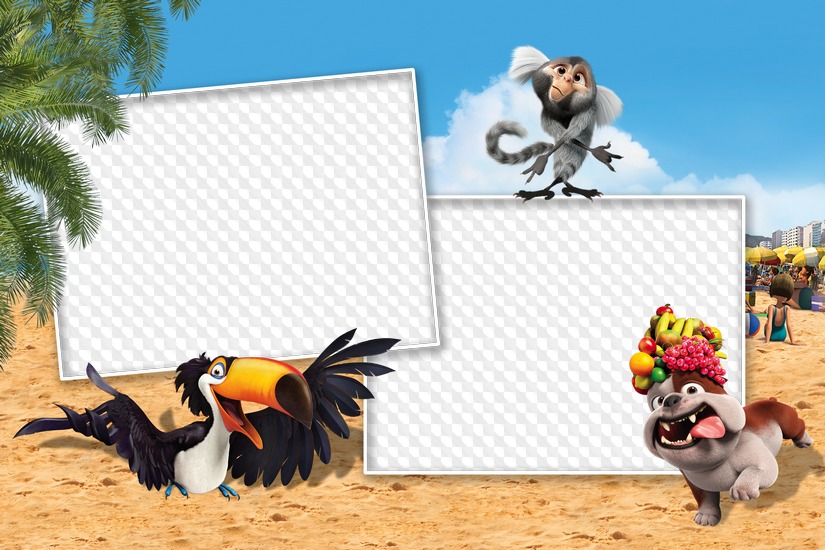 5 PNG Child Frames – Rio movie ( 5 free Rio photo frames png, free ...