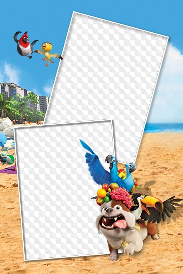 5 PNG Child Frames – Rio movie ( 5 free Rio photo frames png, free ...