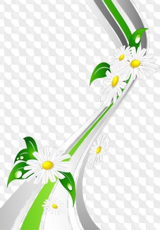 15 PNG, Green, green with white, blue, white and blue stripes, Abstract Wavy lines with flowers, wildflowers, butterflies.