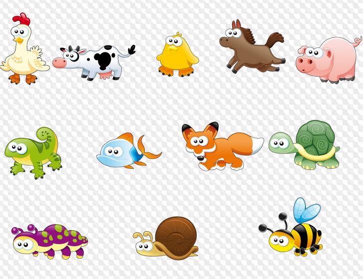 Png Animales De Dibujos Animados Imagenes Con Fondo Transparente